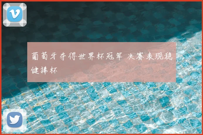 葡萄牙夺得世界杯冠军 决赛表现稳健捧杯